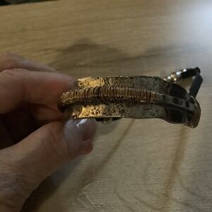 Silver and copper bracelet